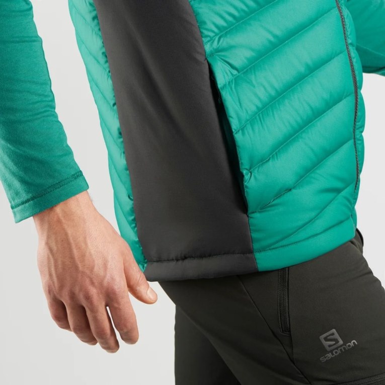 Chalecos Aislantes Salomon Essential Xwarm Down Hombre Verdes | MX PDHS123